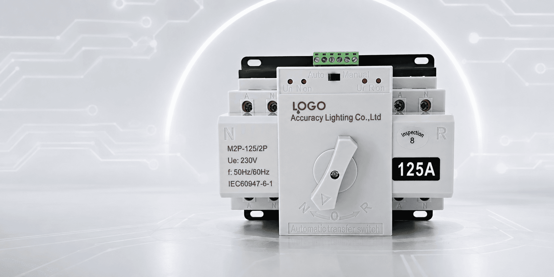 LOGO M2P-125/2P automatic transfer switch